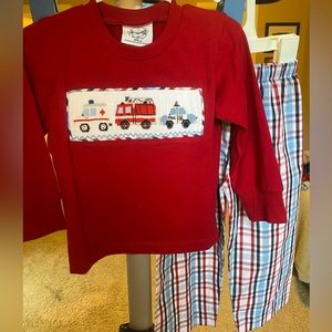 NWT Toddler Boys Matching Set- First Responders 24mo